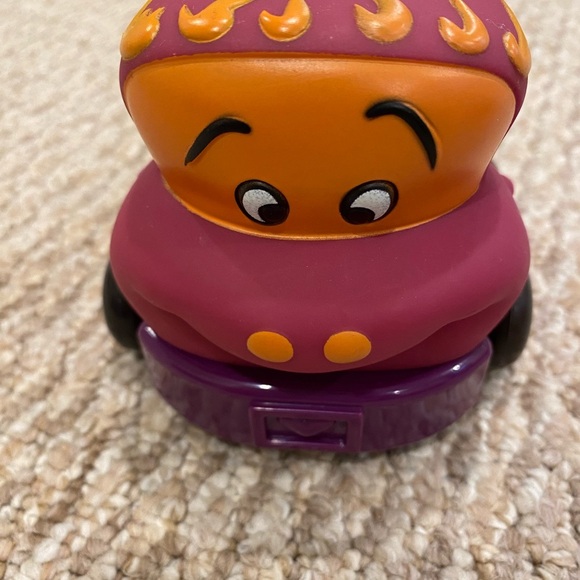 B. Toys 4 Pull Back Vehicles Car, Pick up Truck, Race Car and Taxi Toddler Toys - Picture 3 of 15